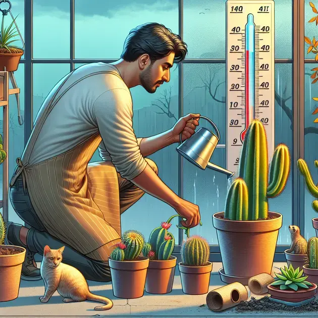 Controle de Temperatura para Cactos Tropicais em Ambientes Internos